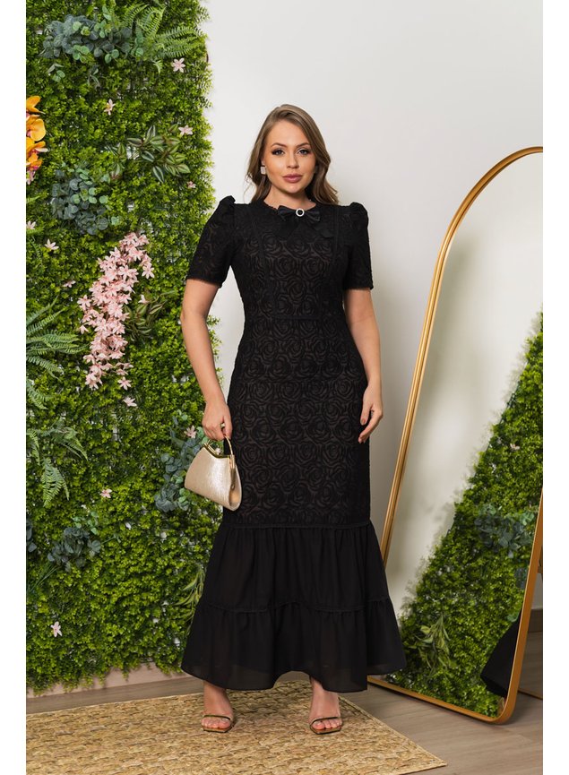 HOT Vestido Moda Moda Via EvangÃ©lica Conjunto Social Moda