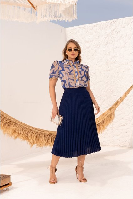 Saia Midi Moda EvangÃ©lica Comprar Online Saia Midi Moda Via